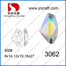 Pierre de cristal ab de haute qualité coudre sur strass (DZ-3062)